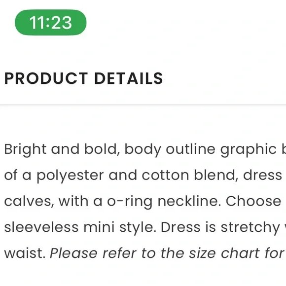 3D Body Print Dress - Picture 5 of 5